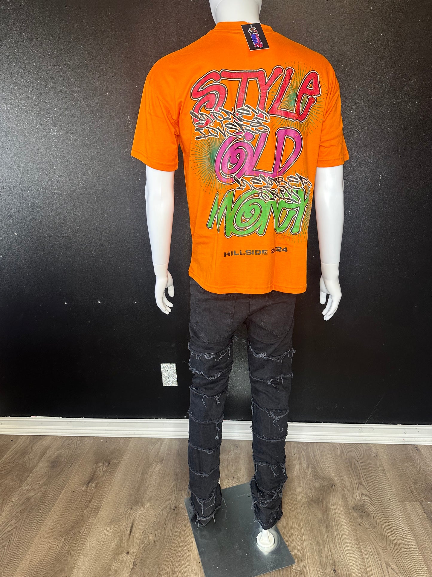 Orange Hillside S.O.M Oversized T-Shirt