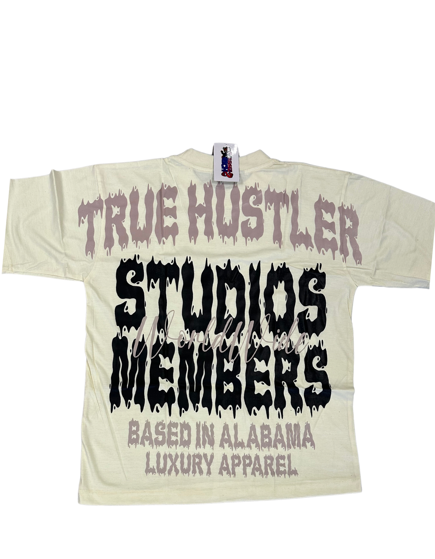 Cream & Grey True Hustler Studios T-Shirt