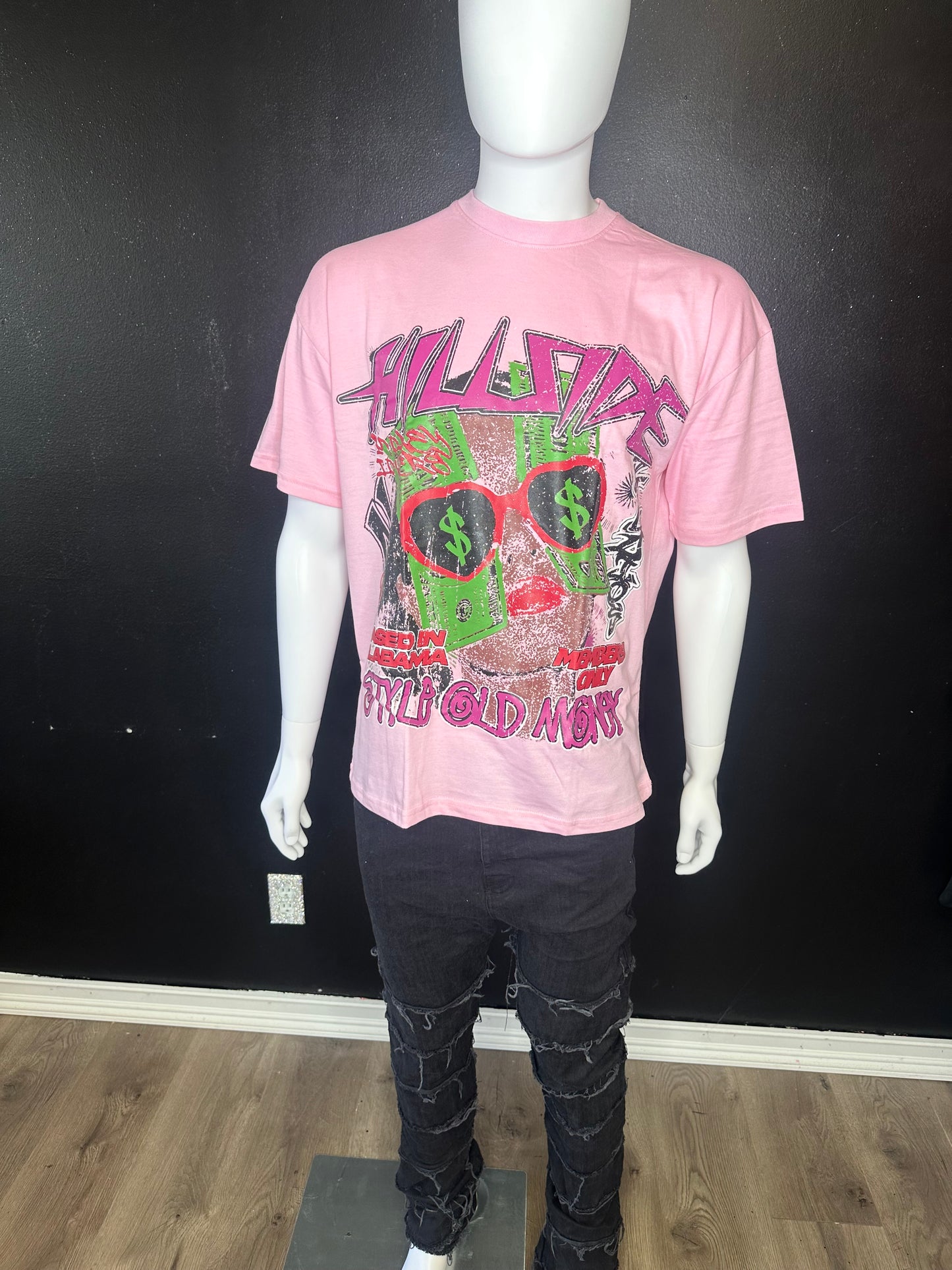 Pink Hillside S.O.M Oversized T-Shirt