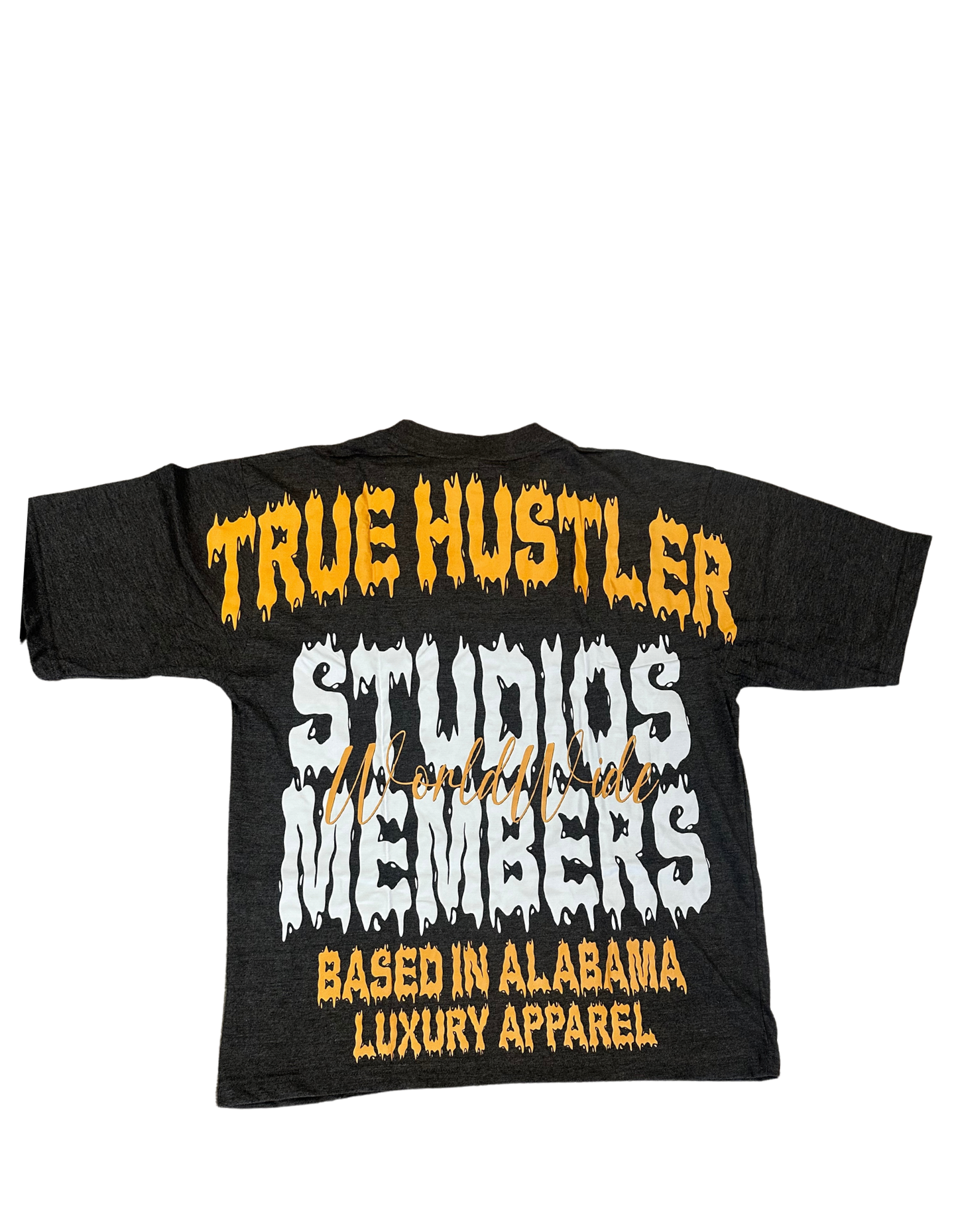 Gray & yellow True Hustler Studios T-Shirt