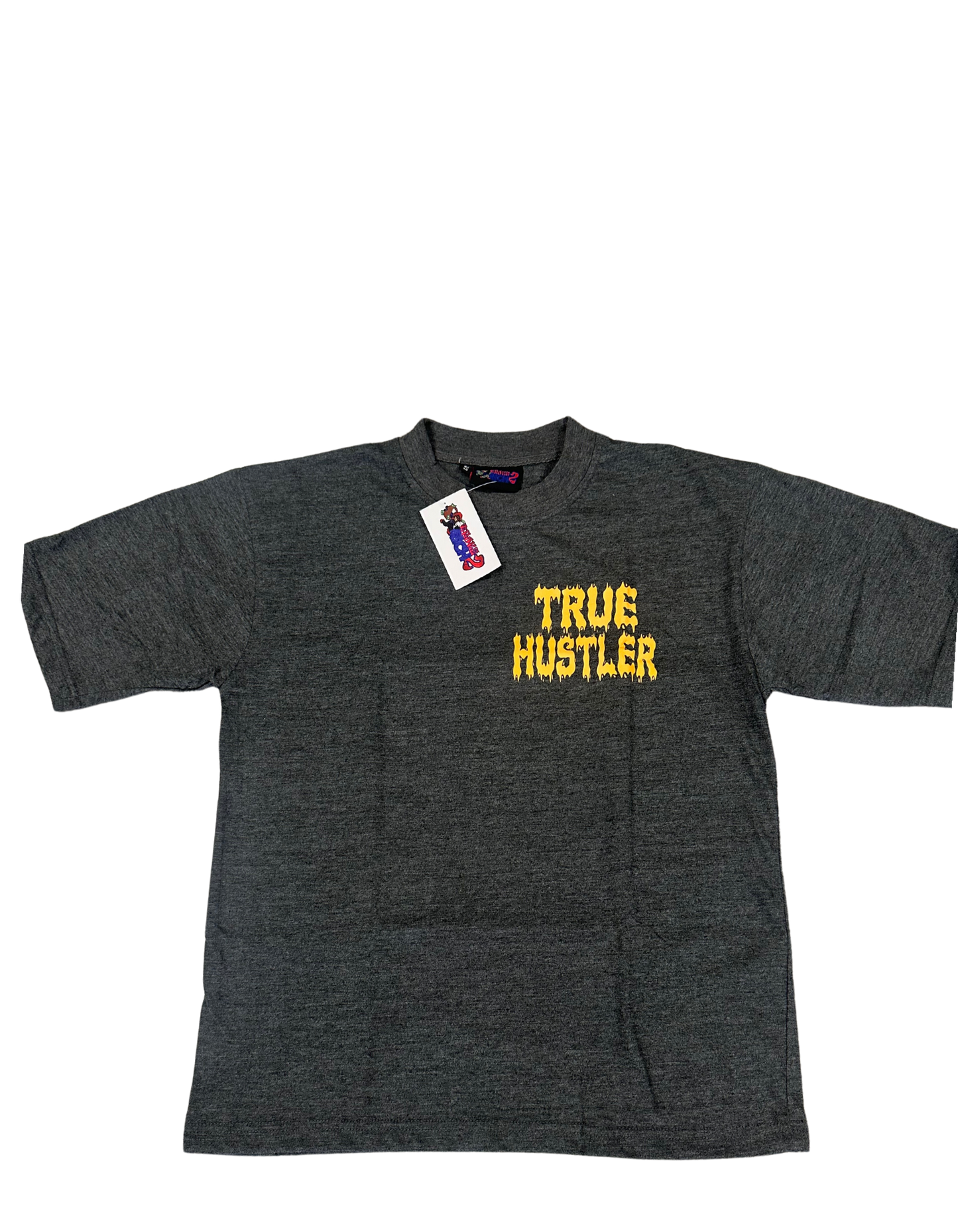 Gray & yellow True Hustler Studios T-Shirt