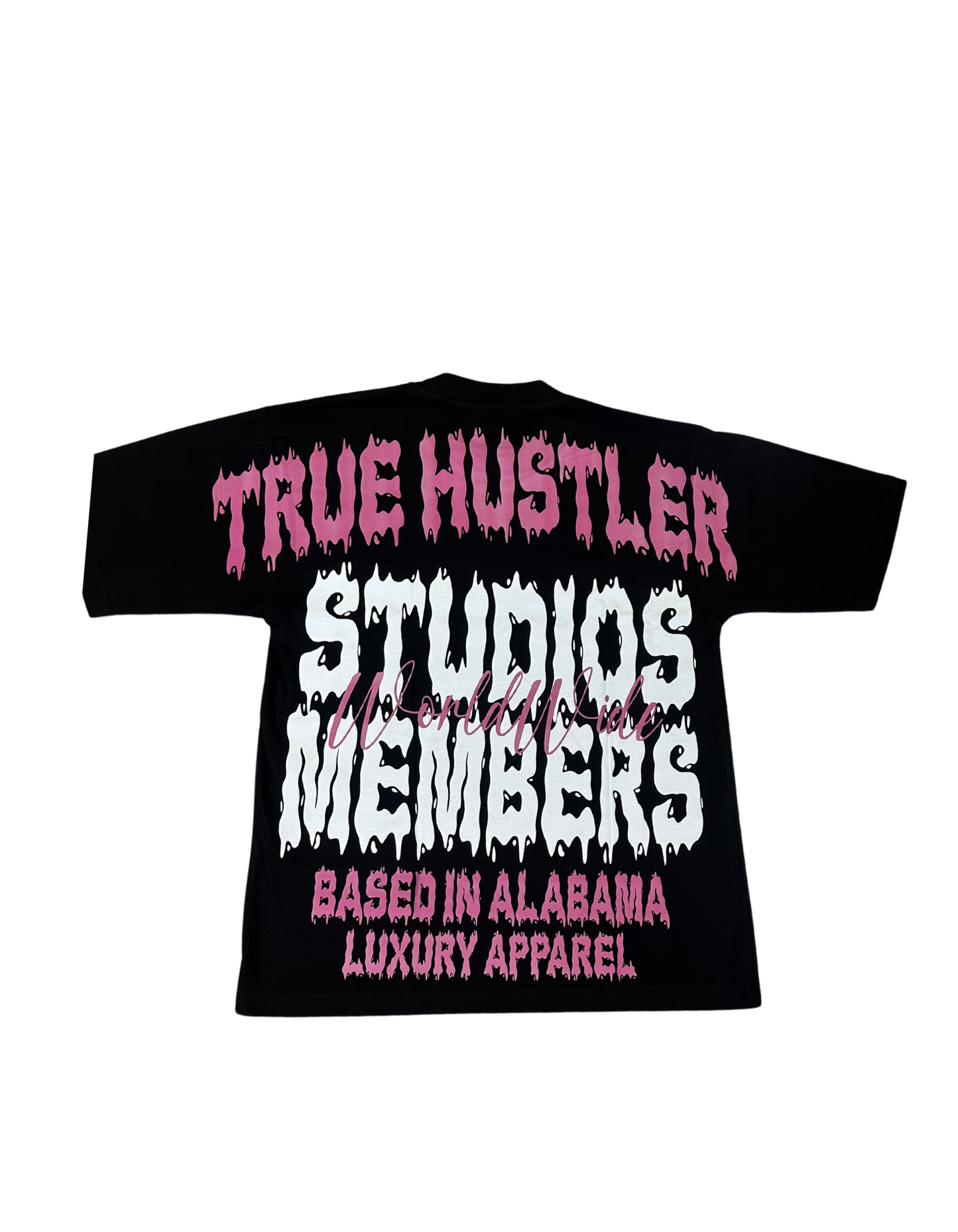 Black & Pink True Hustler Studios T-Shirt