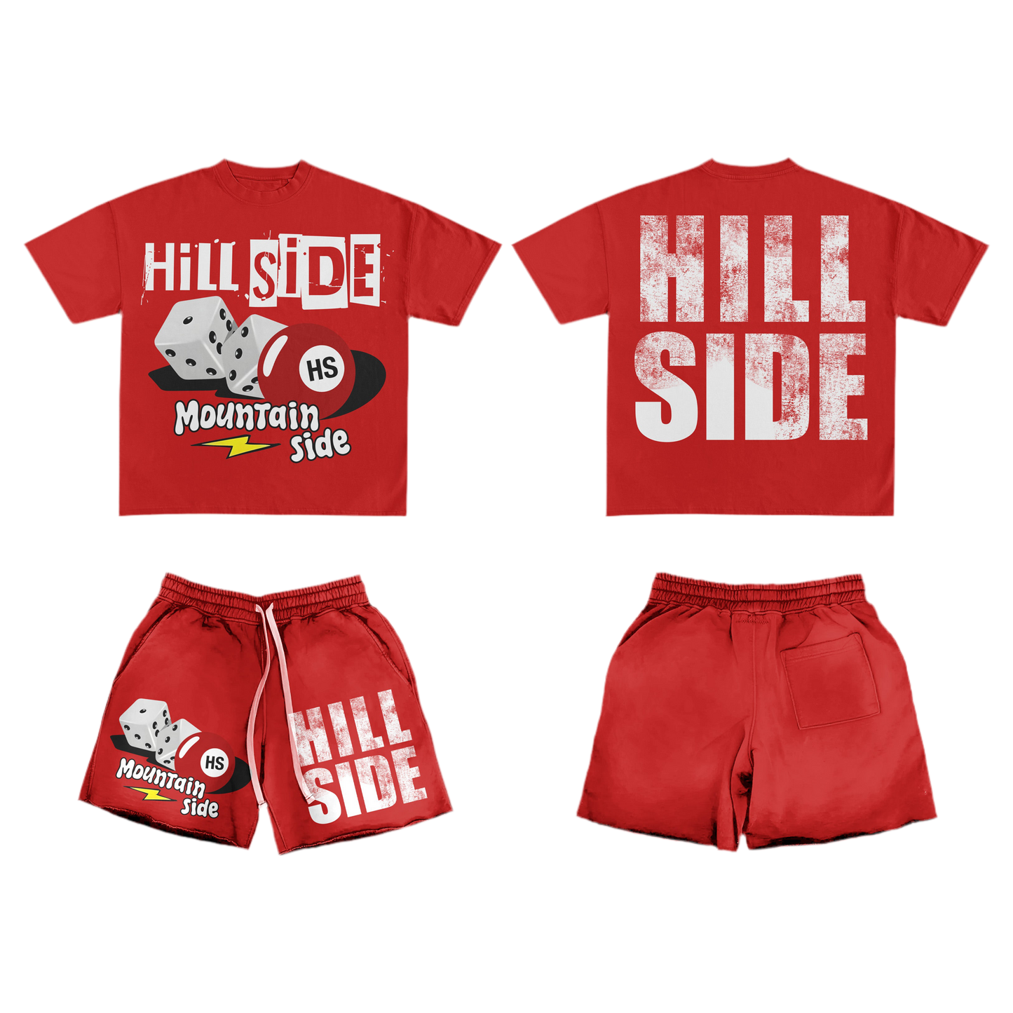 Hillside “Mountain Side” Red Summer Sets