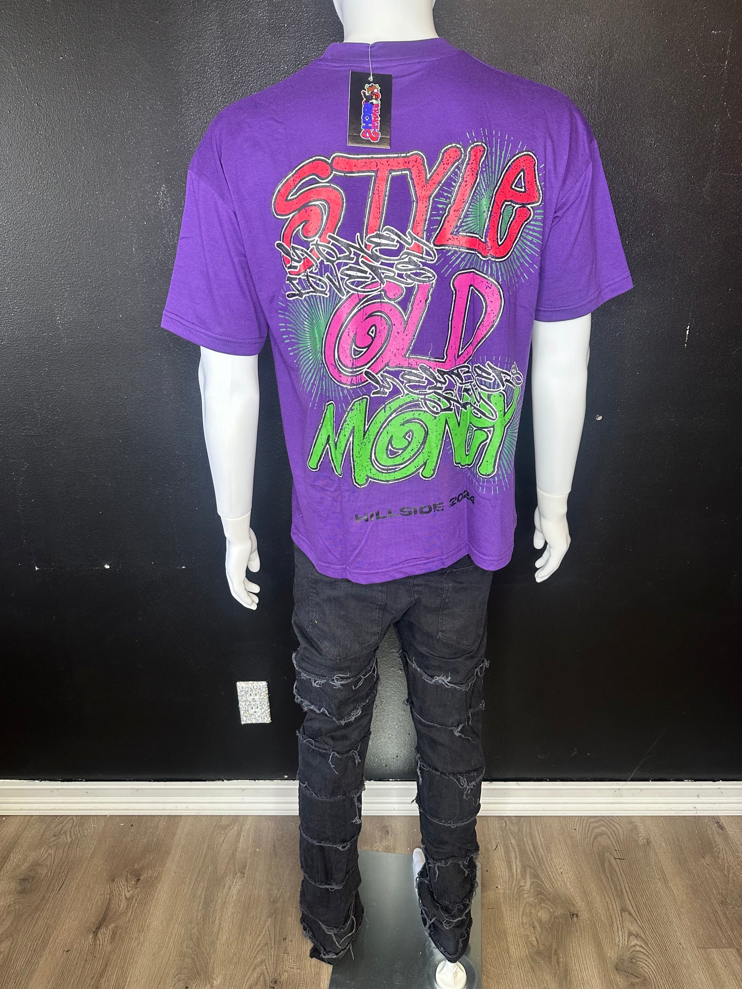 Purple Hillside S.O.M Oversized T-Shirt