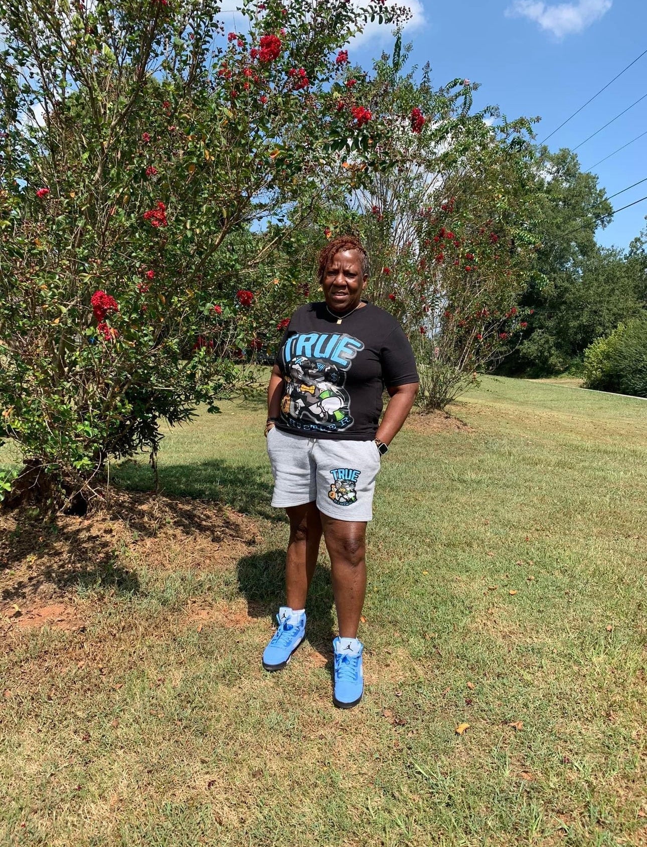 Light Blue “True Hustler” Summer Set