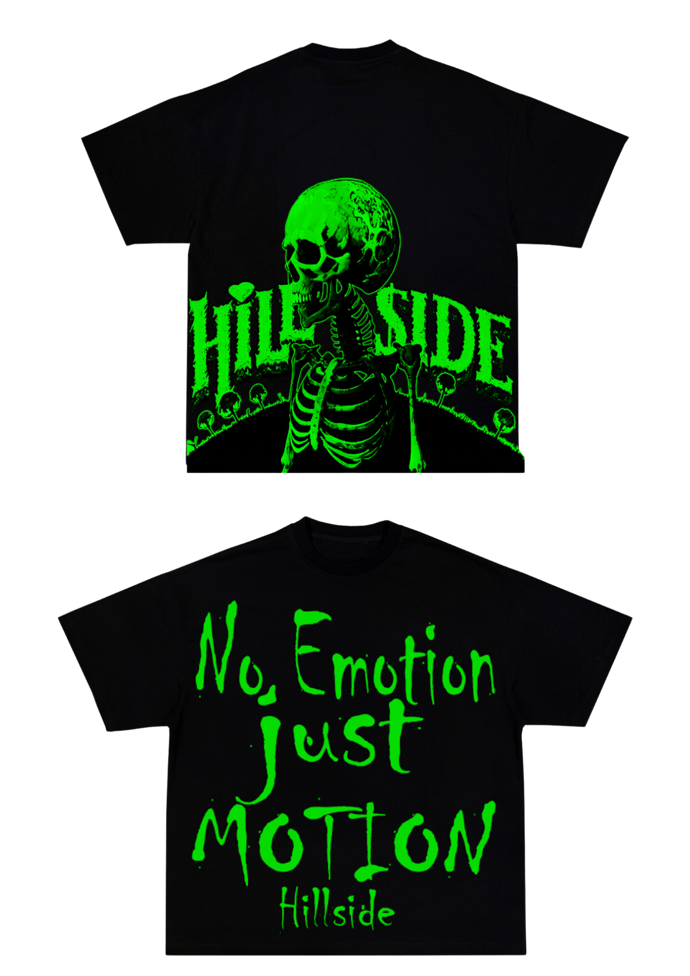Hillside Lime Green (Skeleton) Shirt