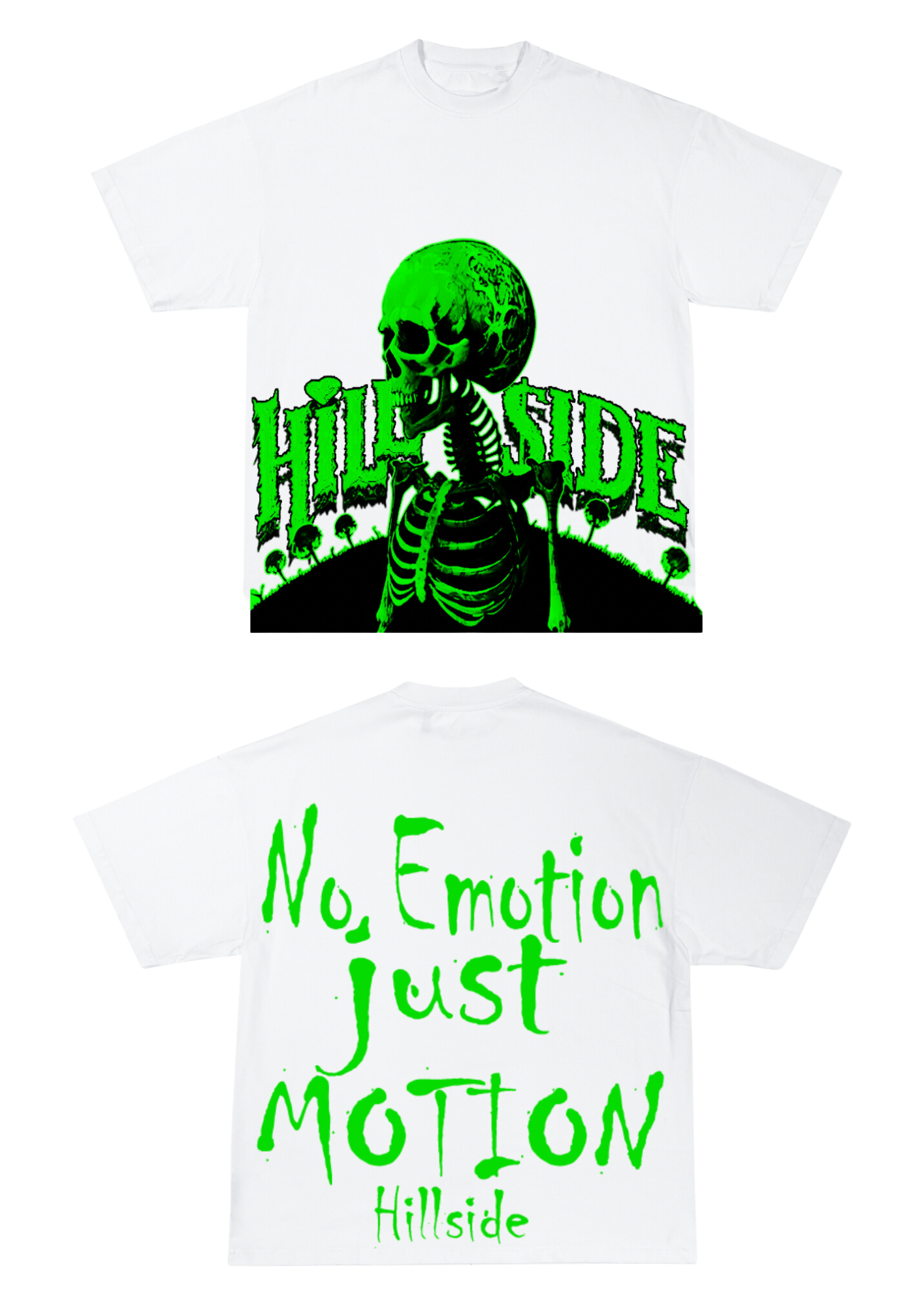 Hillside Lime Green (Skeleton) Shirt