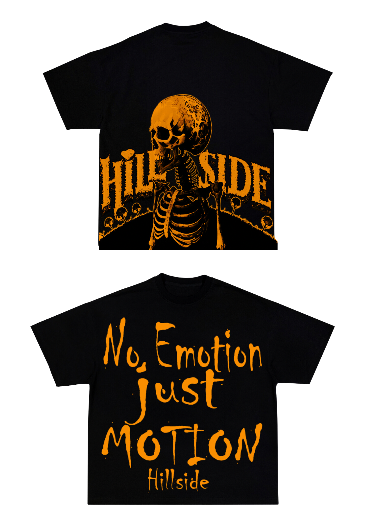Hillside Orange (Skeleton) Shirt