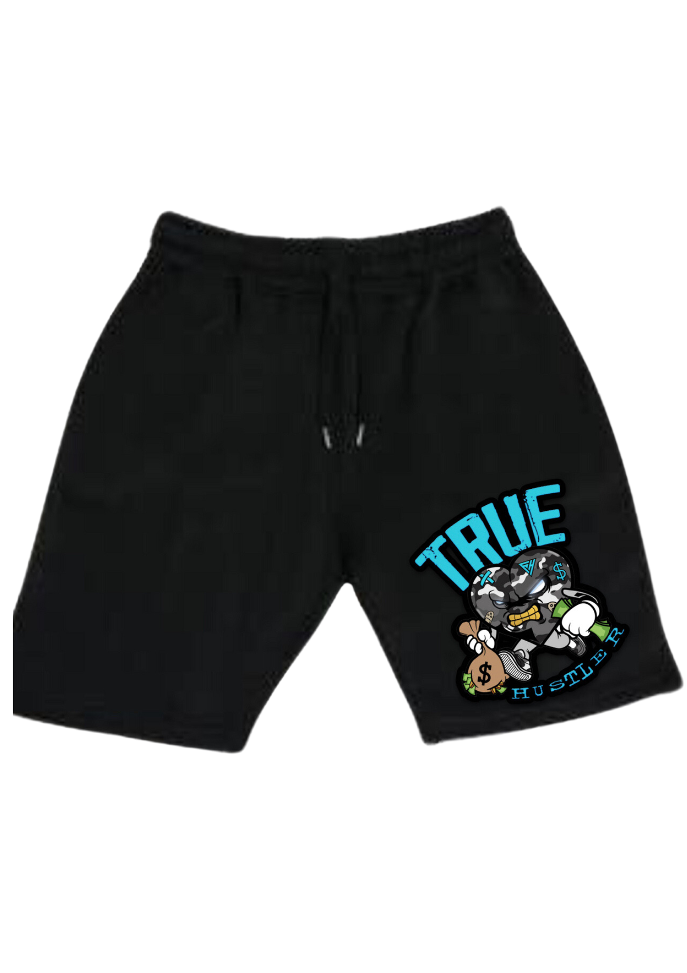 Light Blue True Hustler Shorts