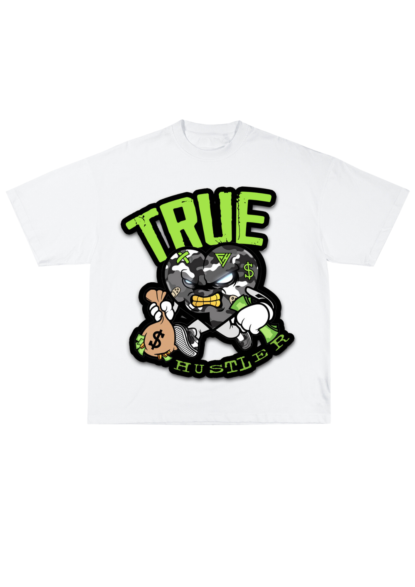 Lime Green True Hustler Shirt