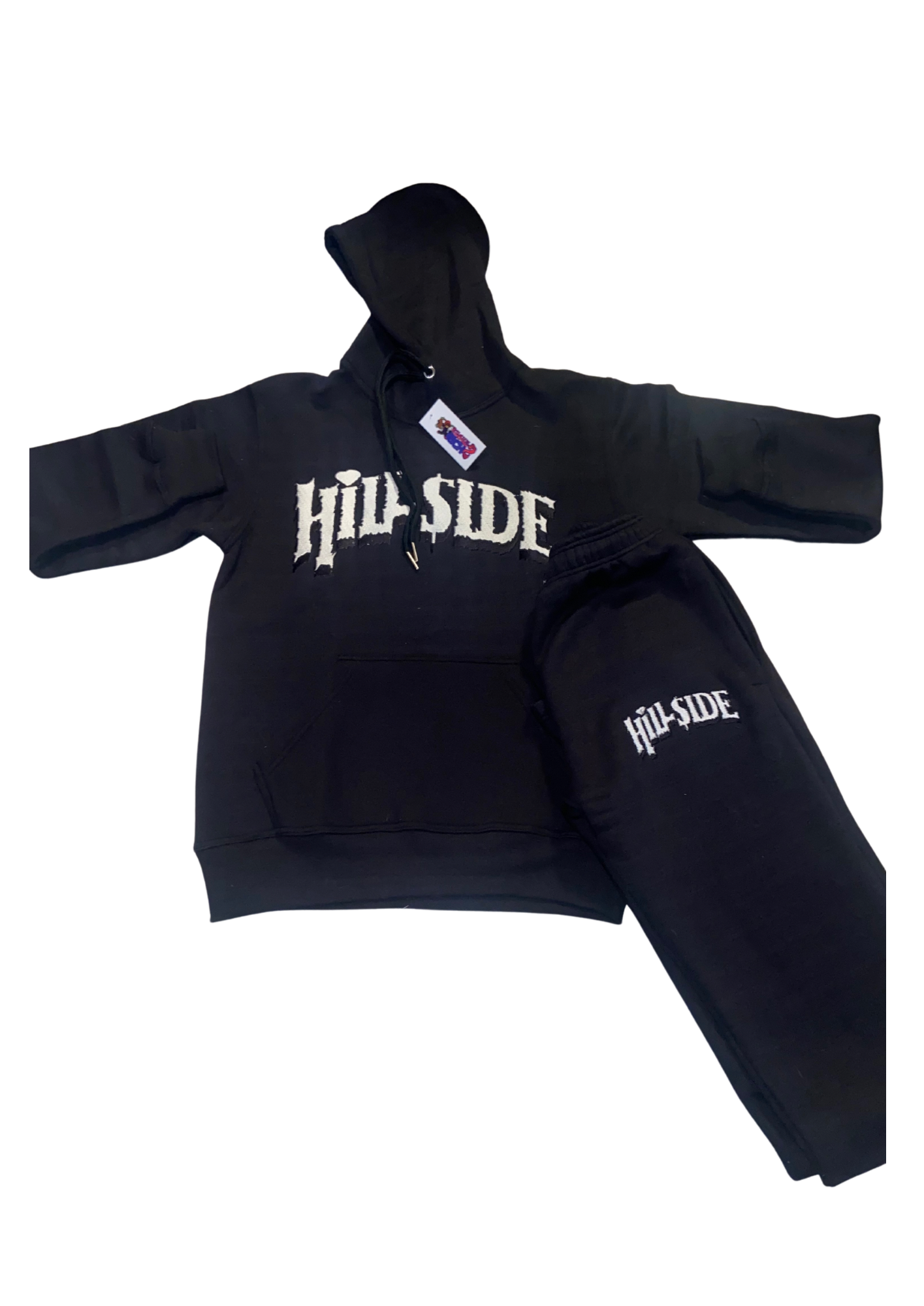 Black & White “Hillside Stacked Pants Set “