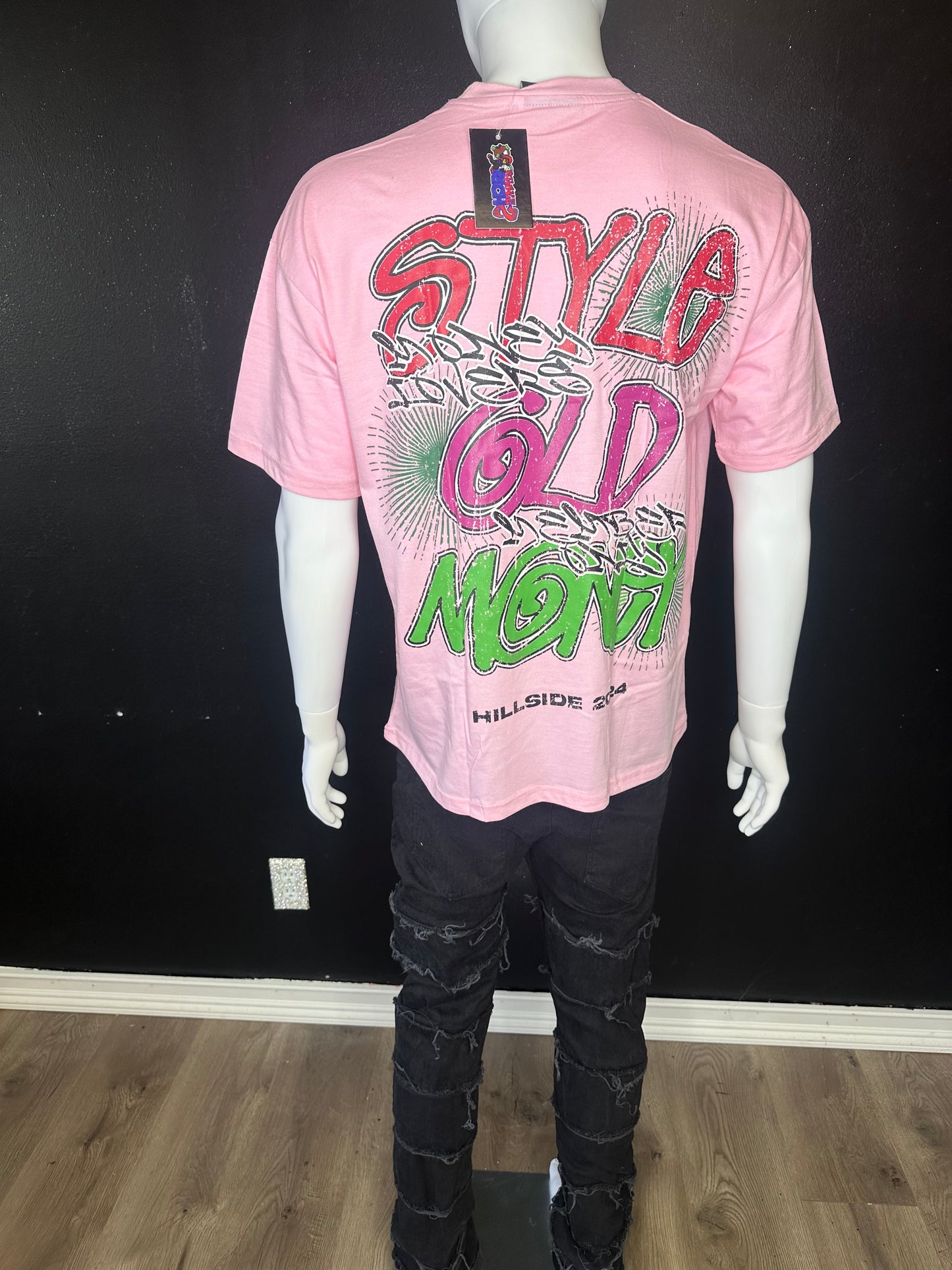 Pink Hillside S.O.M Oversized T-Shirt