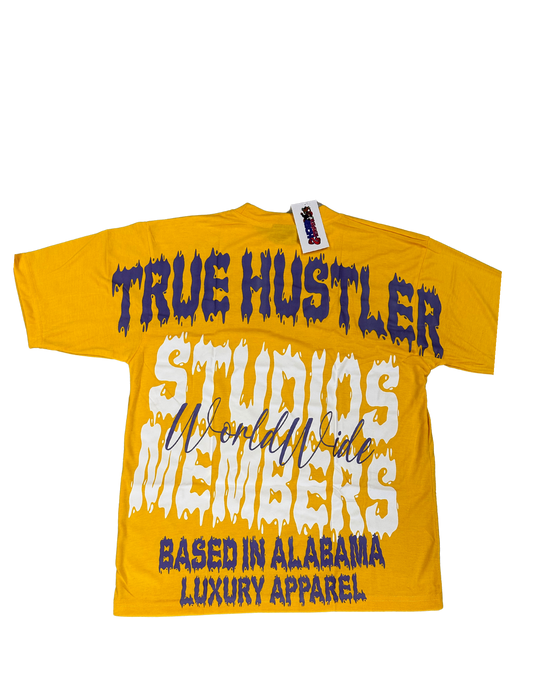 Yellow & Blue True Hustler Studios T-Shirt