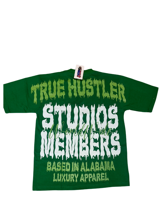 Green True Hustler Studios T-Shirt