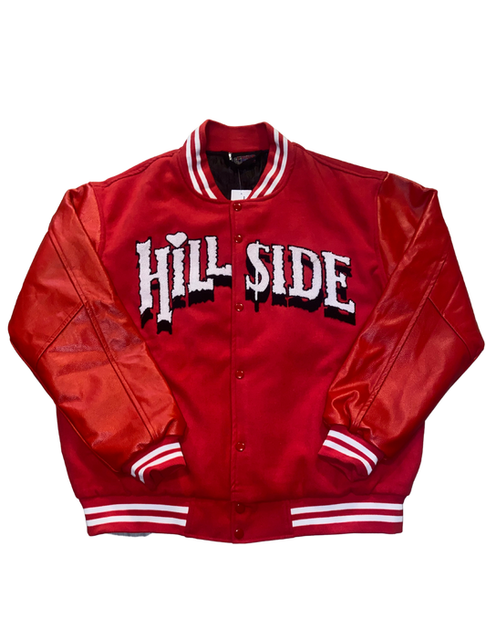 Red “Hillside Varisty Jacket”