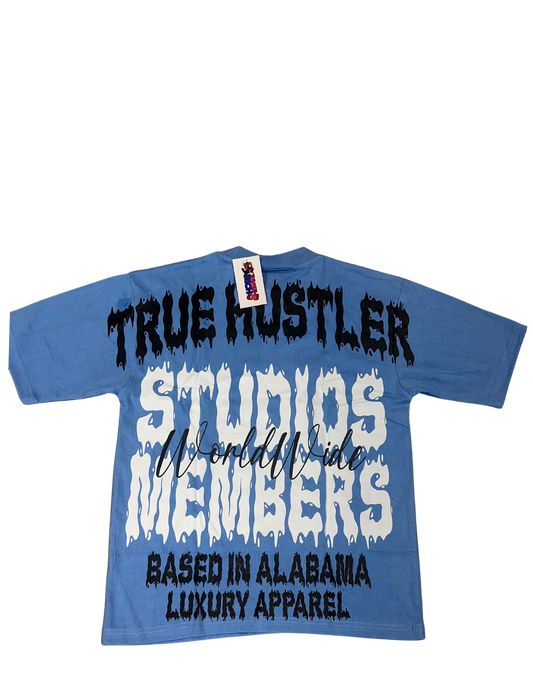 Blue True Hustler Studios T-Shirt