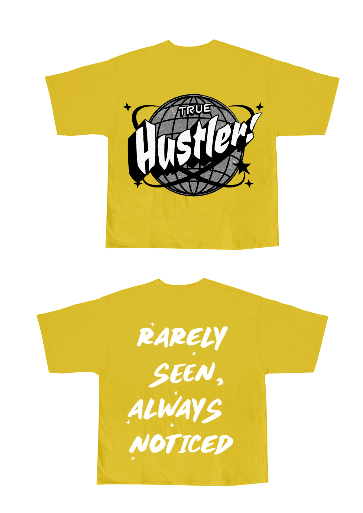 Yellow True Hustler (Globe) Shirt