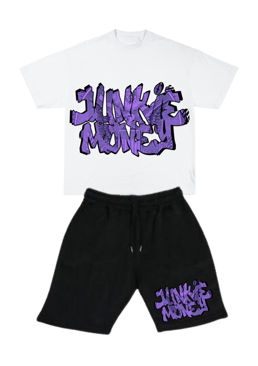 Purple “Junkie Money” Summer Set