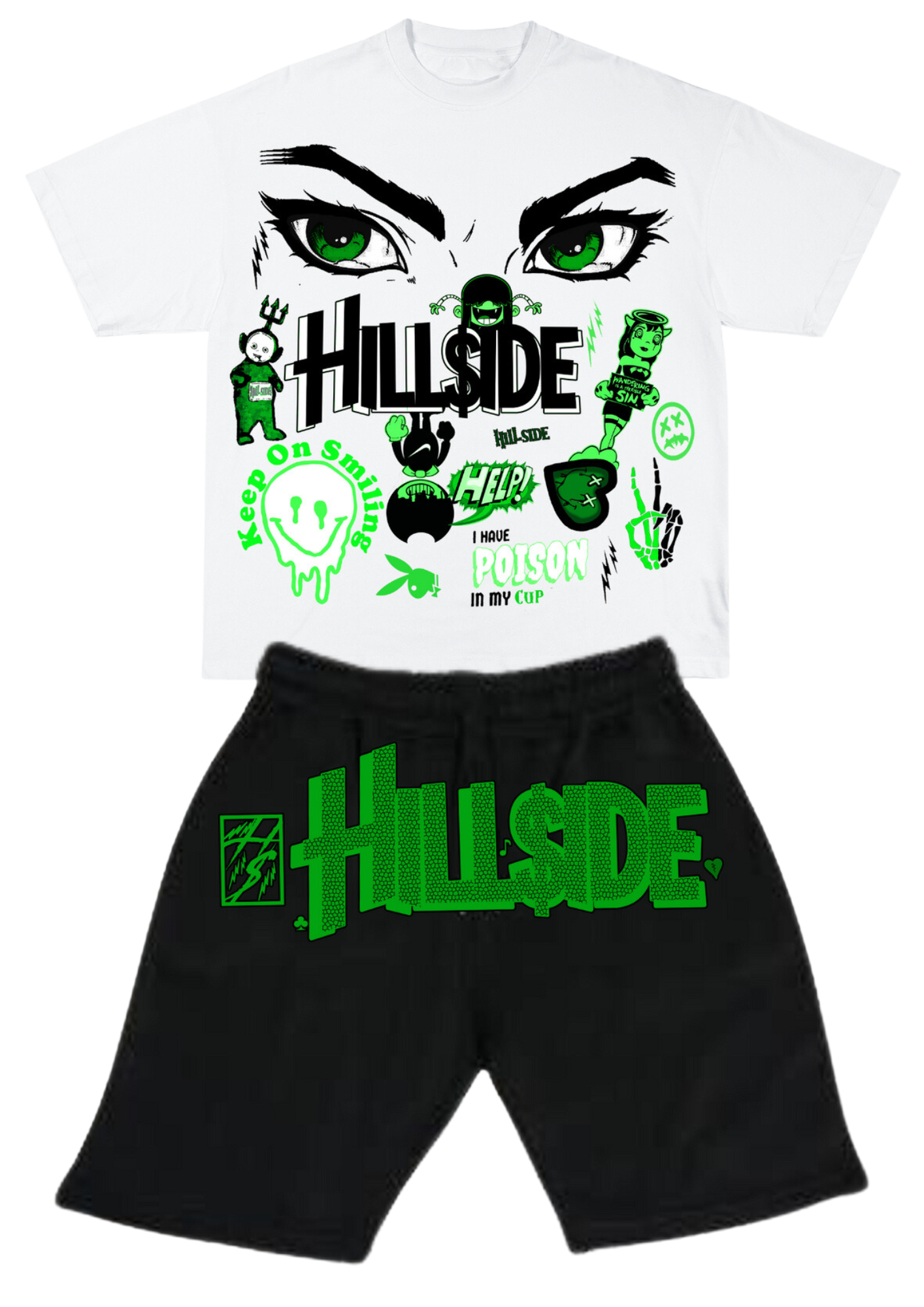 Green “Hillside” Summer Set