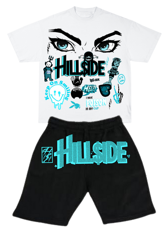 Light Blue “Hillside” Summer Set