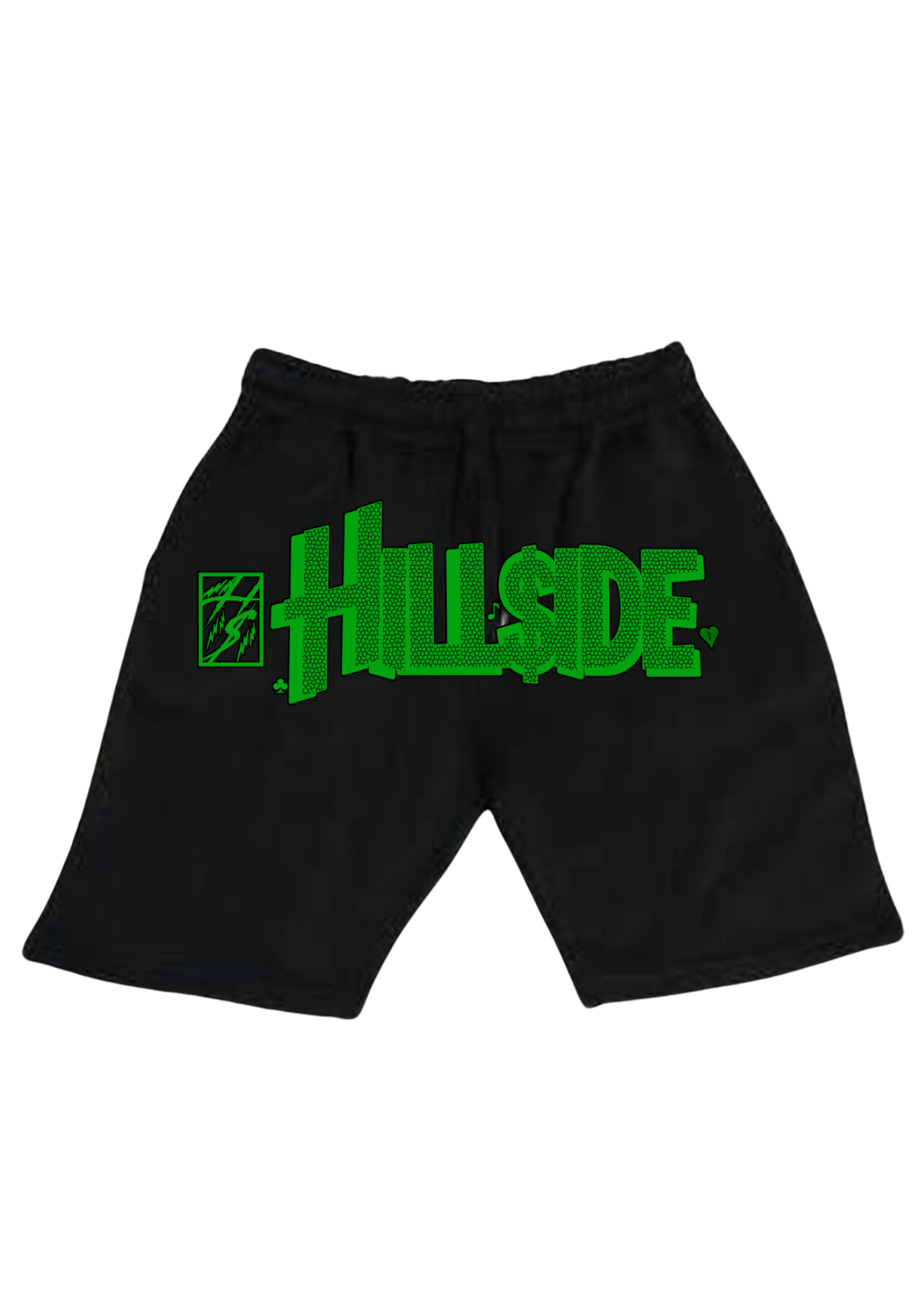 Green Hillside Shorts