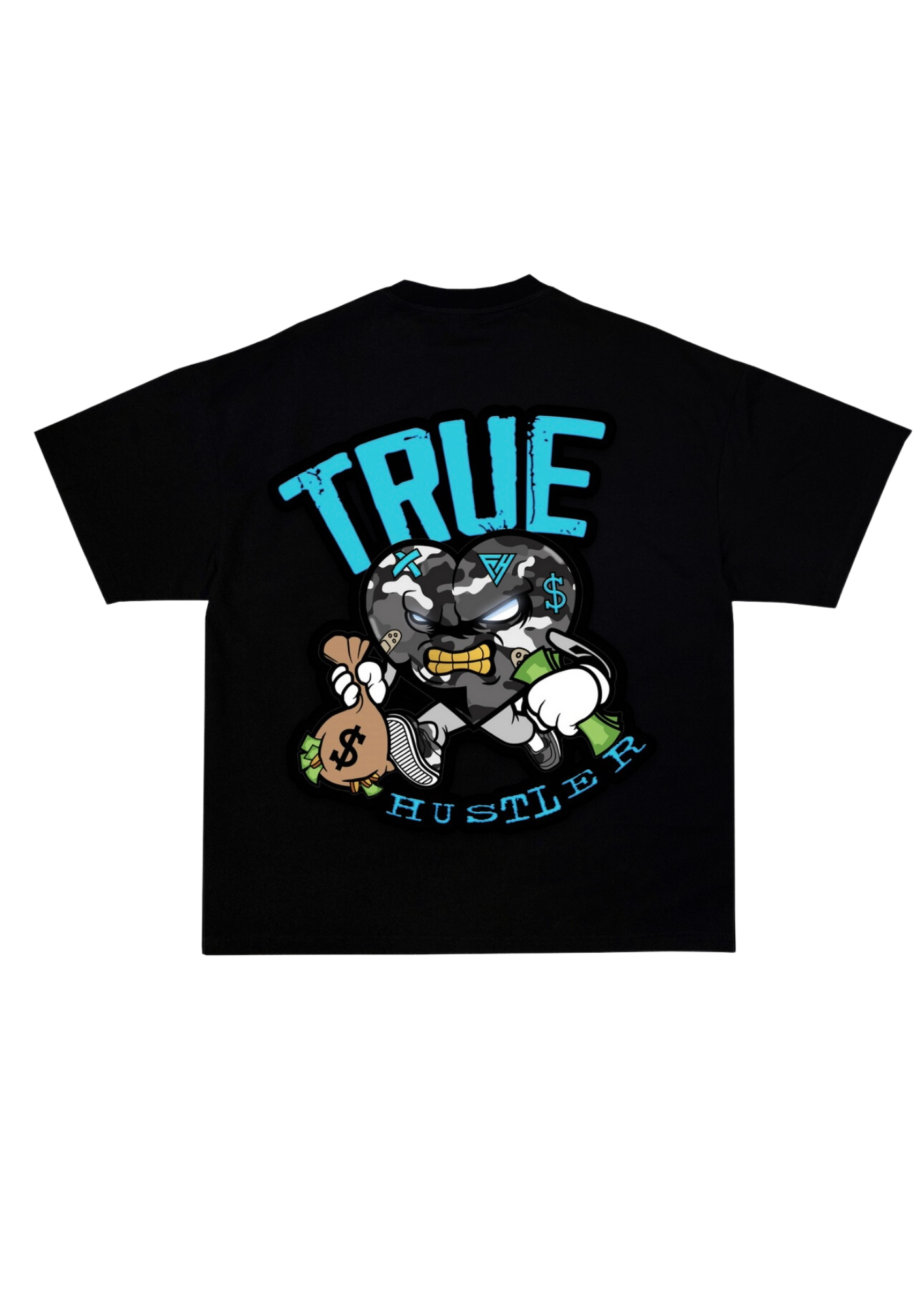 Light blue True Hustler Shirt