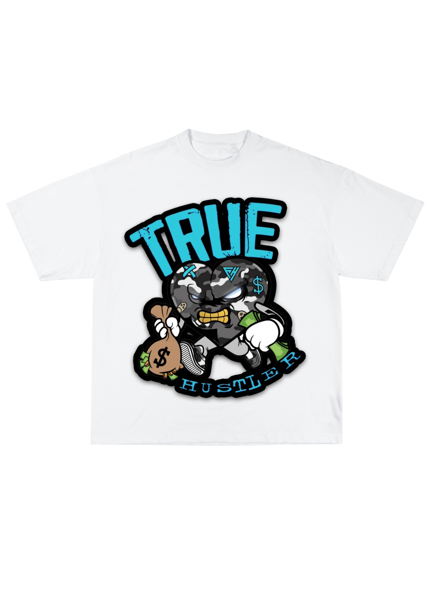 Light blue True Hustler Shirt