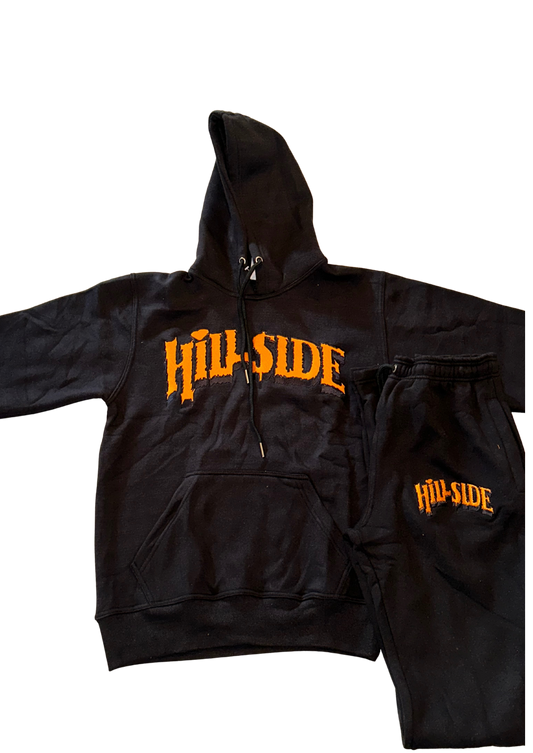 Black & Orange “Hillside Stacked Pants Sets